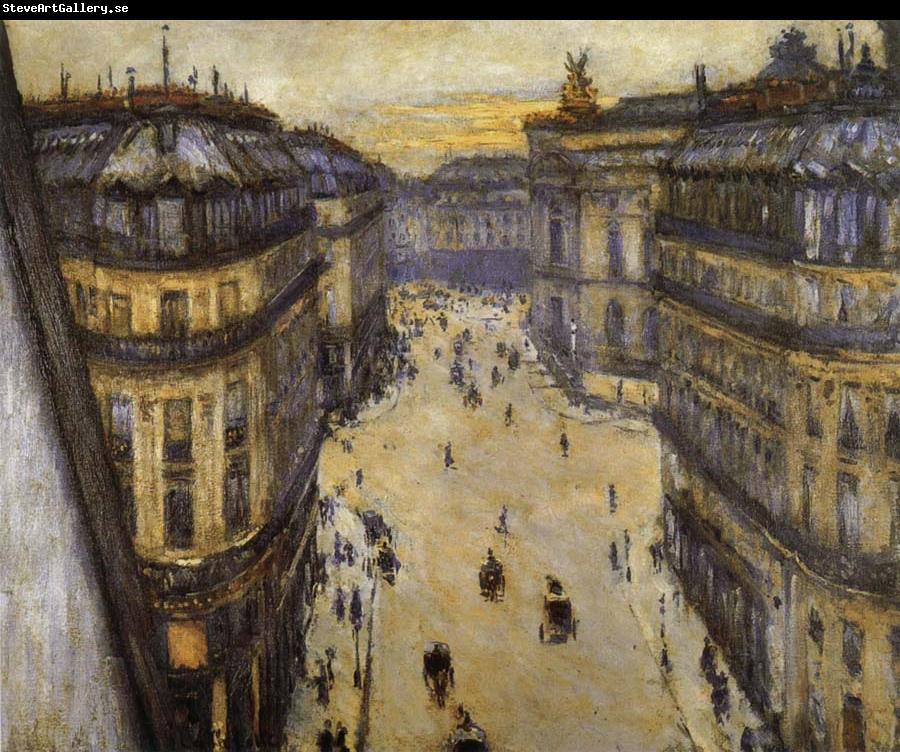 Gustave Caillebotte Look down from sixth floor